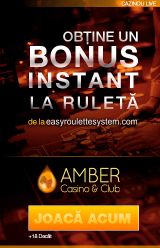 Primeşte instant un bonus la ruletă  la Cazinoul Amber Club amber_casino_banner